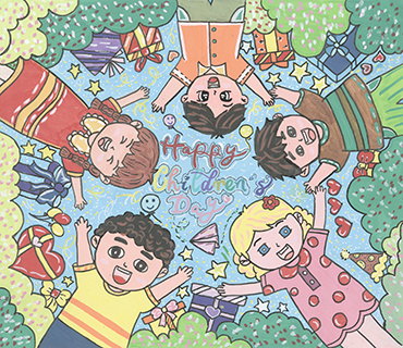 兒童節快樂 沙梨頭坊眾學校 五年級 余鏡濠