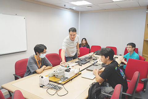 ◎ 澳門自來水續協辦青年科技村研學活動。