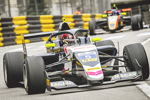 ◎ 法國車手迪利尼排在次位。