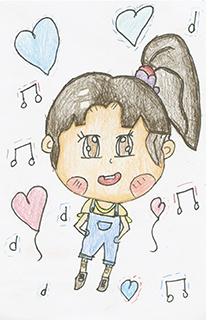 Q版自畫像 聖家學校 三年級 麥鎧琳