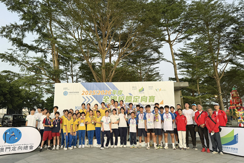 ◎ 全澳校際定向賽A組B組C組合照。