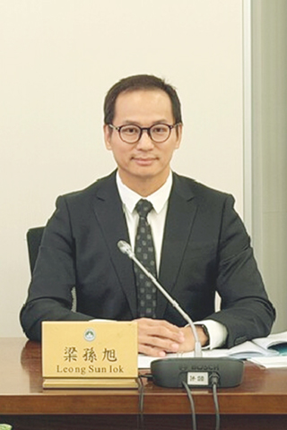 ◎ 立法會第三常設委員會主席梁孫旭。