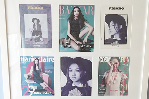 ◎ 任達華的創作基地有很多他愛女的足跡。