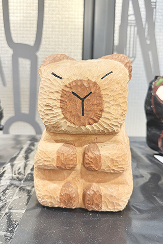 ◎ 木雕木頭工作坊學員創作成果。