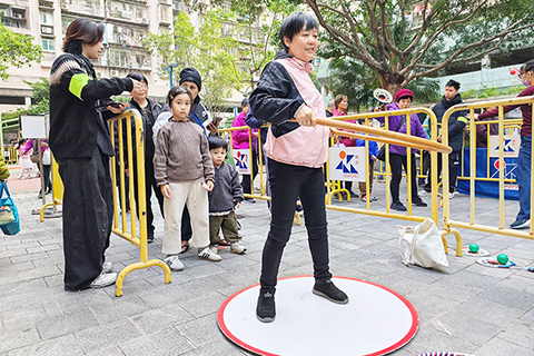 ◎ 體育局辦大眾康體日活動,推動社區健康事業發展。