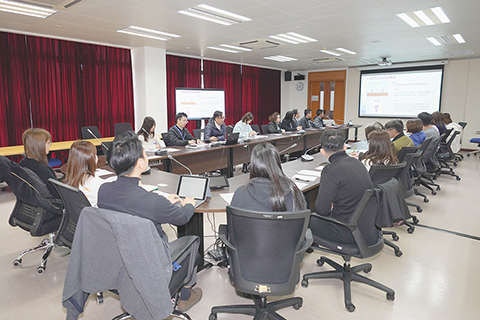 ◎ 海事局與澳門大學協調再生水供應準備。