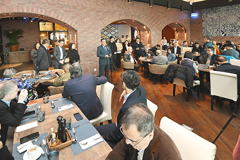 ◎ 新聞局昨日舉行傳媒茶會,增進與傳媒的溝通與交流。