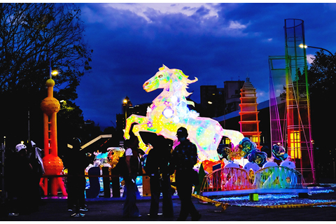 ◎ 「上海燈區」。(香港中通社圖片)