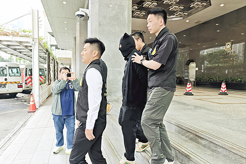 ◎ 一名內地男子涉詐騙被拘捕。