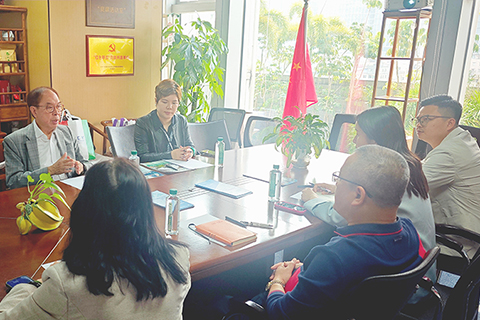 ◎ 葡語市場企業家商會訪廣東進出口商會。