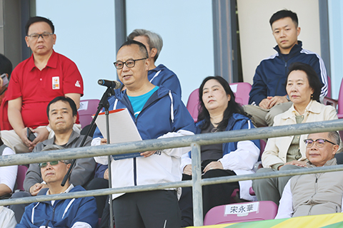 ◎ 宋永華校長致辭。