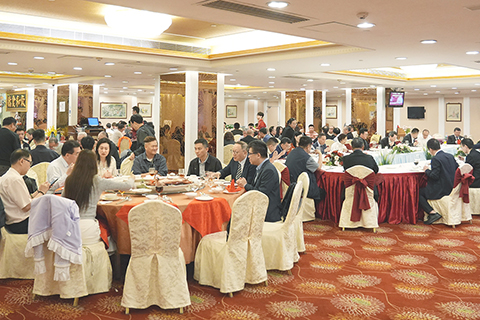 ◎ 穗港澳新聞界新春團拜昨日舉行。