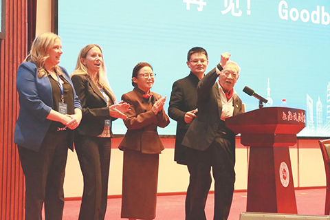 ◎ 圖為二0二五年十一月,李昌鈺在上海政法學院出席國際司法警政刑偵科學教育大會。(上海政法學院供圖)