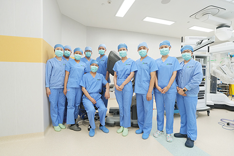 ◎ 趙玉沛院士手術團隊及協和澳門醫學中心醫療團隊合影。