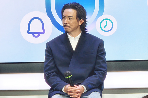 ◎ 張繼聰關注網絡安全,出席家長論壇。