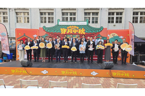 ◎ 「北區大笪地穿月中秋」活動昨日揭幕。