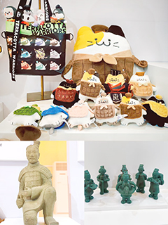 以兵馬俑為藍本的現代設計用品